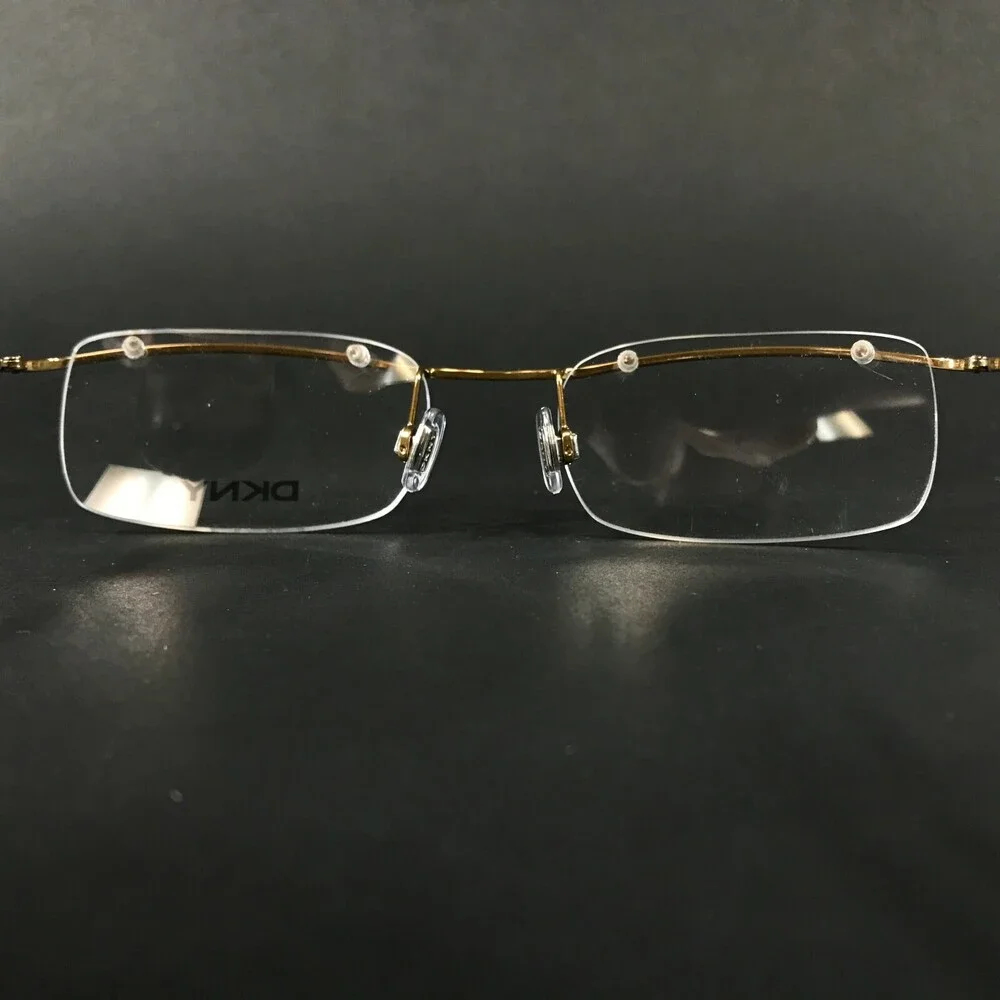 DKNY Eyeglasses Frames 6238 238 Brown Bronze Rectangular Rimless 52-19-135